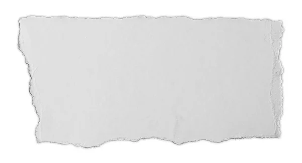 Кусок Рваной Бумаги Изолирован Обычном Фоне — стоковое фото