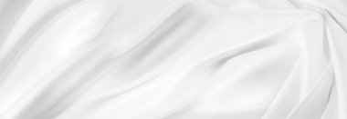 Portre sakinleştirmek beyaz ipek kumaş