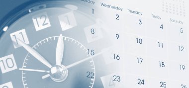 Saat yüzü ve takvim bileşimi