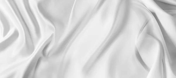 White silk fabric — Stock Photo, Image