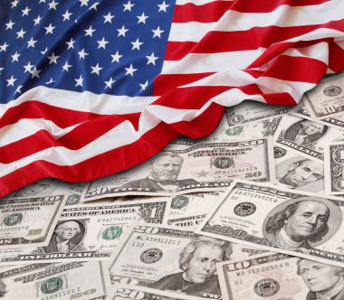 ABD bayrağı ve nakit