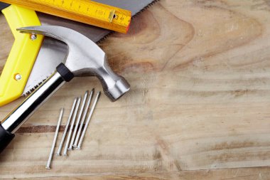 Tools on wood