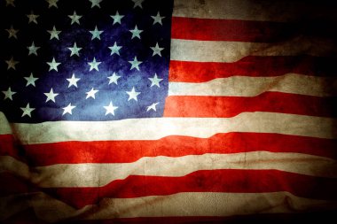 Grunge Amerikan bayrağı