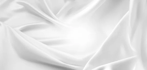 白色真丝织物 — 图库照片