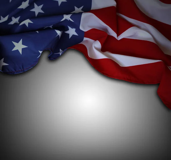 Vlajka USA Grey — Stock fotografie