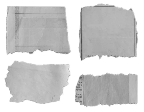 Poszarpane kawałki papieru — Zdjęcie stockowe