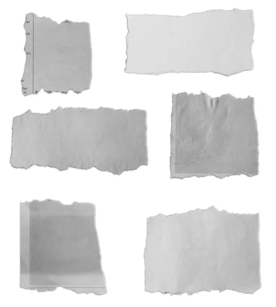 Trozos de papel rasgados — Foto de Stock
