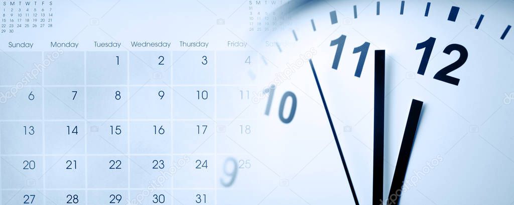 Clock and calendar