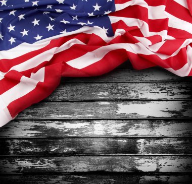 Amerikan bayrağı panoları