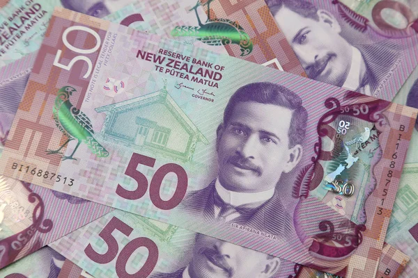 Banconote da 50 dollari NZ — Foto Stock