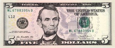 Abraham Lincoln banknot