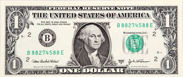 Billete George Washington — Foto de Stock