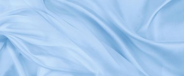 Mavi ipeksi kumaş dokusu