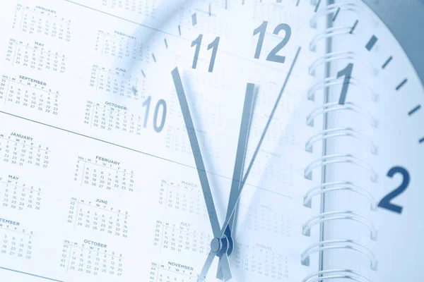 Óra és naptár — Stock Fotó