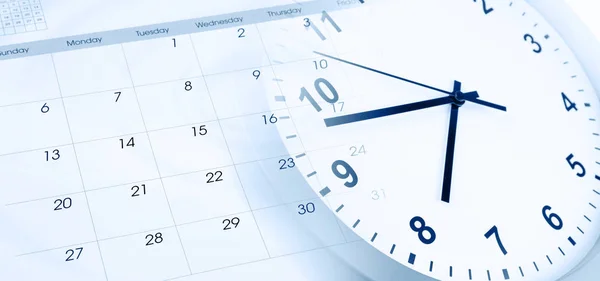 Orologio e calendario — Foto Stock