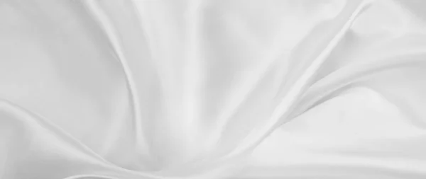 Líneas de tela de seda blanca —  Fotos de Stock