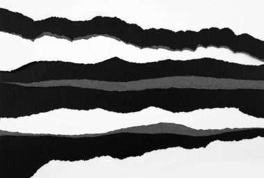 Yırtık kağıt kenarları