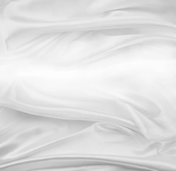 Linhas de tecido de seda branca — Fotografia de Stock