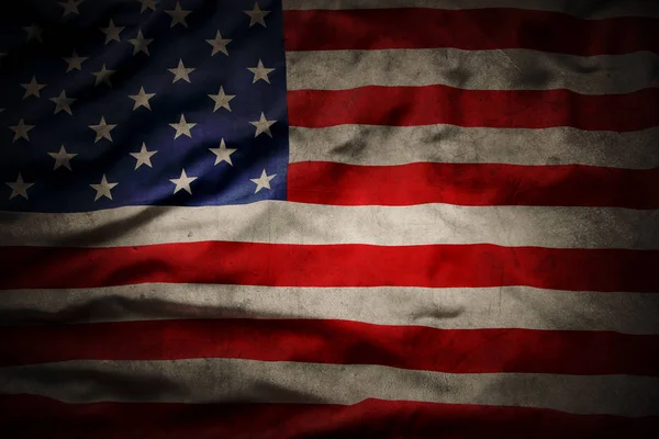 Grunge American flag — Stock Photo, Image