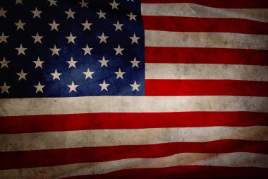 Grunge Amerikan bayrağı