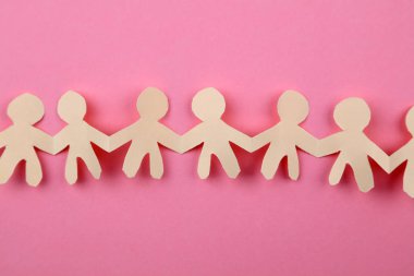 Kağıt zincir takımı elele