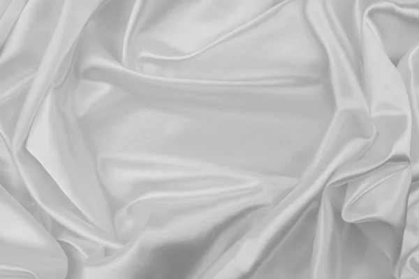 Beyaz ipek kumaş hatları — Stok fotoğraf