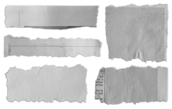 Roztrhané kousky papíru — Stock fotografie