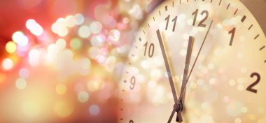 Yeni yıl Xmas saati