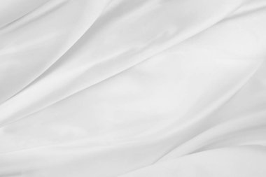 Beyaz ipek kumaş hatları