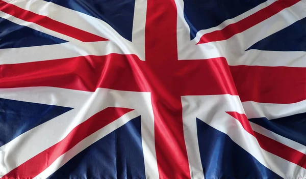 Sluiting Van Vlag Van Union Jack — Stockfoto