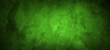 Yeşil, kirli desenli duvara yakın çekim. Karanlık kenar