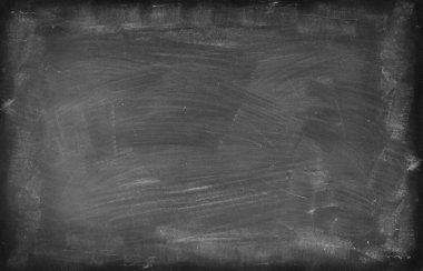 Tahta arka planda tebeşir temizlendi