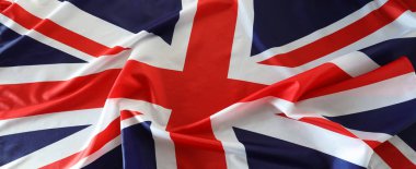 Union Jack bayrağına yakın çekim 