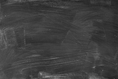 Tahta arka planda tebeşir temizlendi