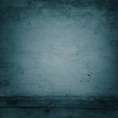 Dokulu mavi beton arka plan yakın plan. Koyu kenarlar