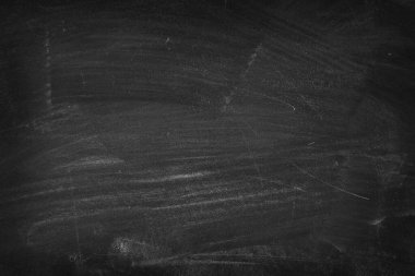 Tahta arka planda tebeşir temizlendi