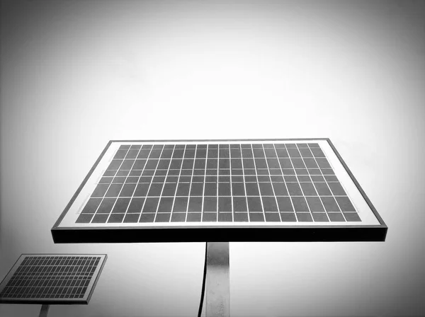 Dos Nuevos Paneles Solares Fotovoltaicos — Foto de Stock