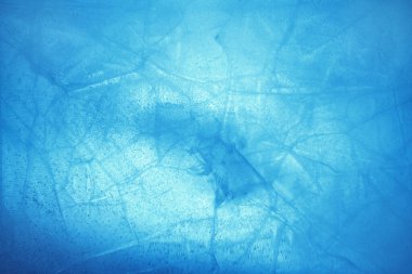 Çatlak mavi donmuş buz arkaplanı