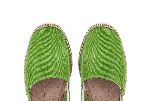 Top view of the Espadrilles — Stock Photo, Image