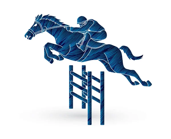 At Binme jokey, yarış hortum grunge fırça grafik vektör kullanılarak tasarlanmış.