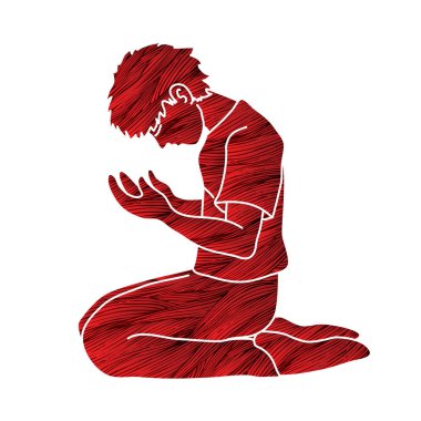 Tanrım, dua, Hıristiyan dua eden, teşekkür ederim Tanrım grafik vektör övgü