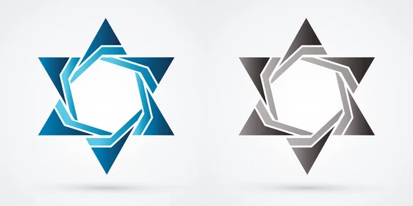 Israel Star Modern Star Luxury Graphic Vector — Stock Vector