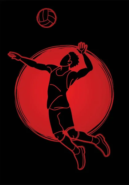 Voleibol Red Ilustración. Ilustraciones svg, vectoriales, clip art  vectorizado libre de derechos. Image 53521768