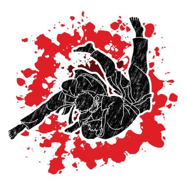 Snooker oyuncu eylem karikatür grafik vektör.