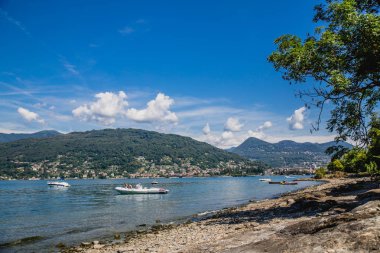 güzel Lago Maggiore, Kuzey İtalya