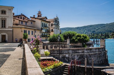 güzel Lago Maggiore, Kuzey İtalya