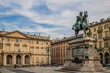 Anıt, Alfonso Ferrero Della Marmora Turin şehir, İtalya.