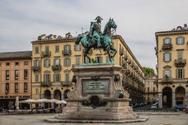Anıt, Alfonso Ferrero Della Marmora Turin şehir, İtalya.