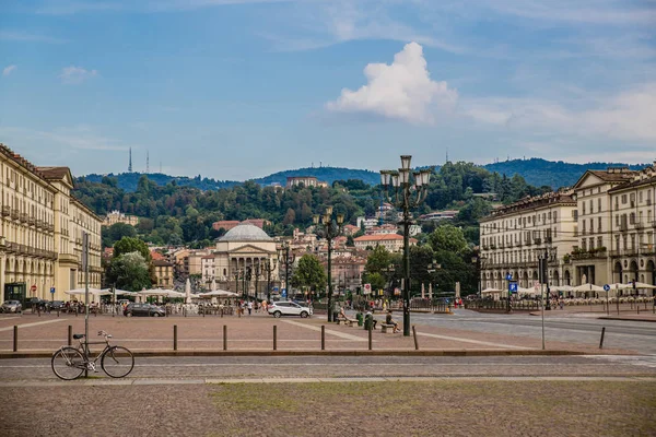 Olyan Gyönyörű Épületeket Turin City Olaszország — Stock Fotó