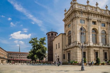 güzel binalar Turin şehir, İtalya.